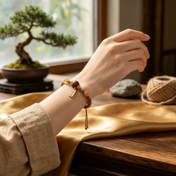 Longevity & Well-Being Braided Bracelet
